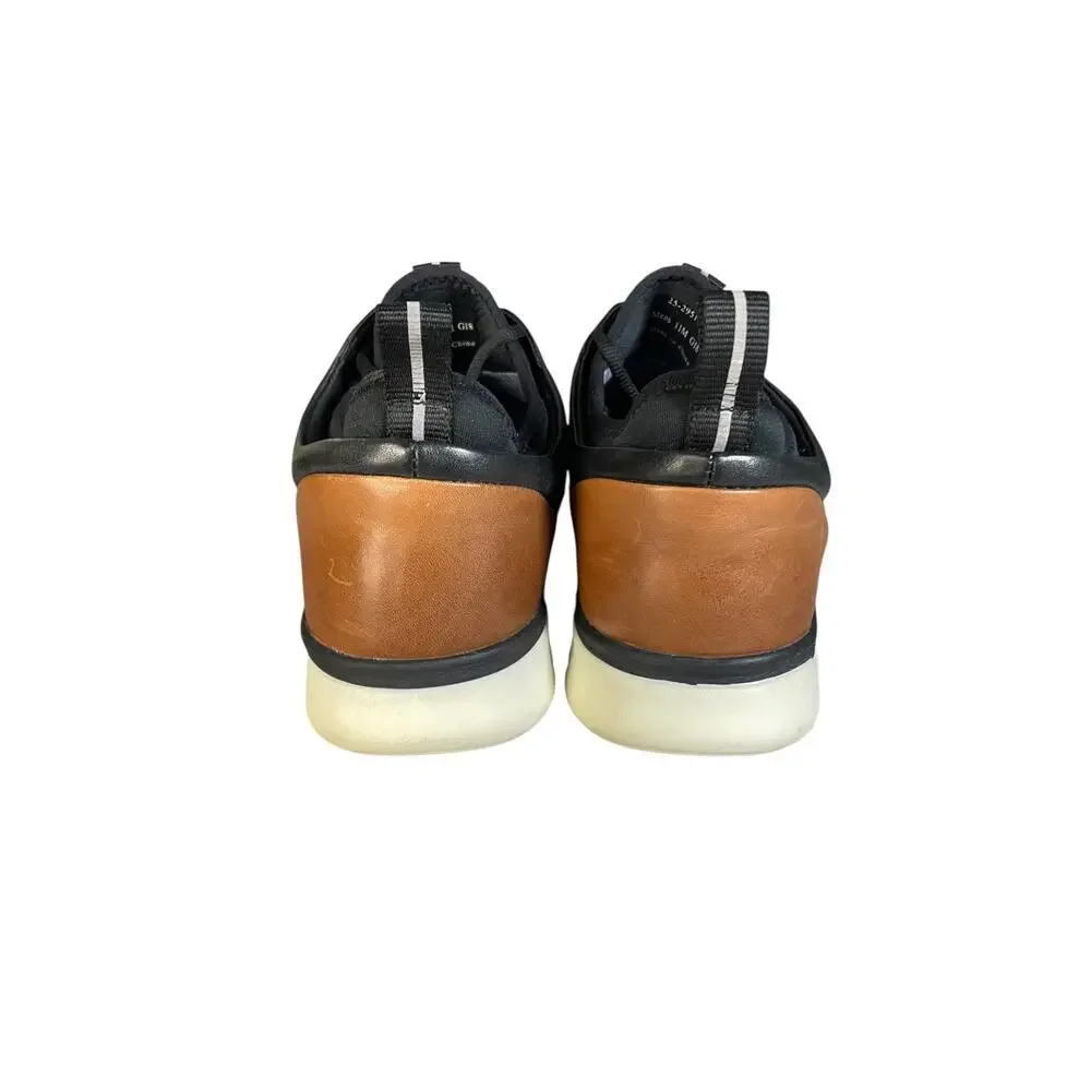 Johnston & Murphy Men’s XC4 Prentiss Black Waterproof Leather Sneakers Size-11M
